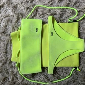 TRIANGL crush lemon split bikini